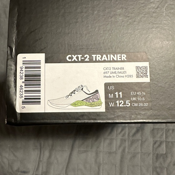 TYR Men’s CXT-2 Size 11 US Lime/Multi - Picture 4 of 4